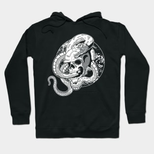 skull serpant Hoodie